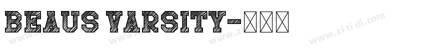 Beaus Varsity字体转换
